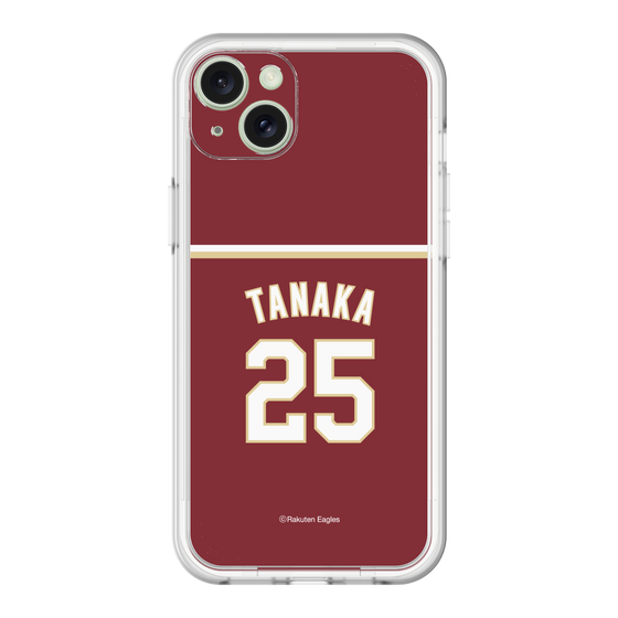 スリムプロテクションプレミアムケース［ 楽天イーグルス - #25 Tanaka - ビジター ］
