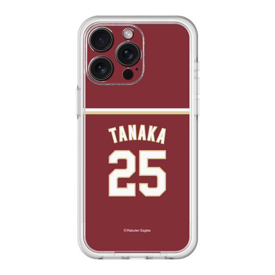 スリムプロテクションプレミアムケース［ 楽天イーグルス - #25 Tanaka - ビジター ］