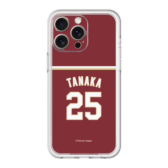 スリムプロテクションプレミアムケース［ 楽天イーグルス - #25 Tanaka - ビジター ］