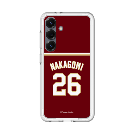 スリムプロテクションプレミアムケース［ 楽天イーグルス - #26 Nakagomi - ビジター ］