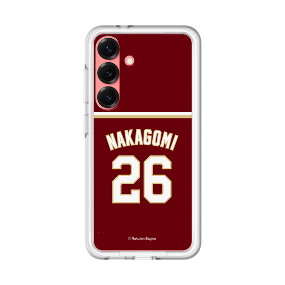 スリムプロテクションプレミアムケース［ 楽天イーグルス - #26 Nakagomi - ビジター ］