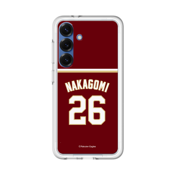 スリムプロテクションプレミアムケース［ 楽天イーグルス - #26 Nakagomi - ビジター ］