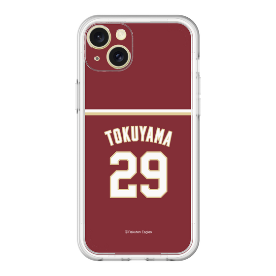 スリムプロテクションプレミアムケース［ 楽天イーグルス - #29 Tokuyama - ビジター ］