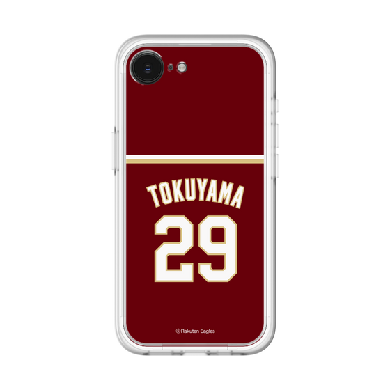 スリムプロテクションプレミアムケース［ 楽天イーグルス - #29 Tokuyama - ビジター ］