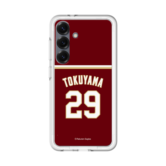 スリムプロテクションプレミアムケース［ 楽天イーグルス - #29 Tokuyama - ビジター ］