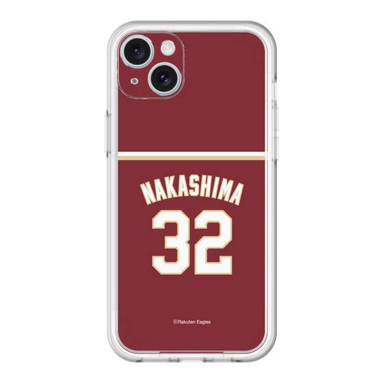 スリムプロテクションプレミアムケース［ 楽天イーグルス - #32 Nakashima - ビジター ］