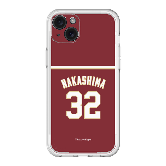 スリムプロテクションプレミアムケース［ 楽天イーグルス - #32 Nakashima - ビジター ］