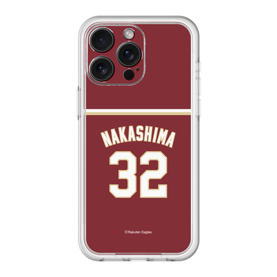 スリムプロテクションプレミアムケース［ 楽天イーグルス - #32 Nakashima - ビジター ］
