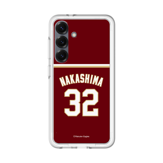 スリムプロテクションプレミアムケース［ 楽天イーグルス - #32 Nakashima - ビジター ］