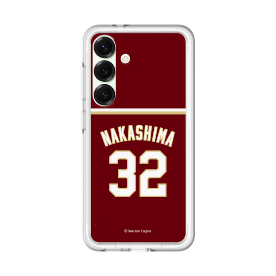 スリムプロテクションプレミアムケース［ 楽天イーグルス - #32 Nakashima - ビジター ］