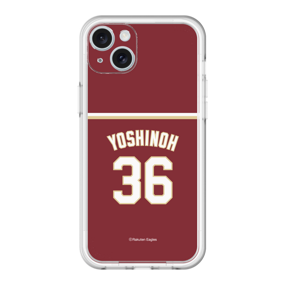 スリムプロテクションプレミアムケース［ 楽天イーグルス - #36 Yoshinoh - ビジター ］