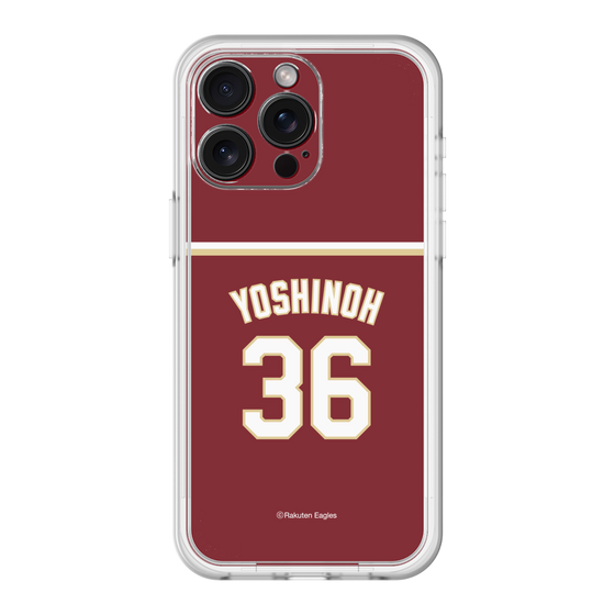 スリムプロテクションプレミアムケース［ 楽天イーグルス - #36 Yoshinoh - ビジター ］