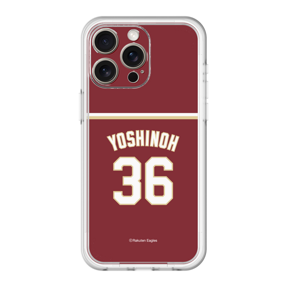 スリムプロテクションプレミアムケース［ 楽天イーグルス - #36 Yoshinoh - ビジター ］