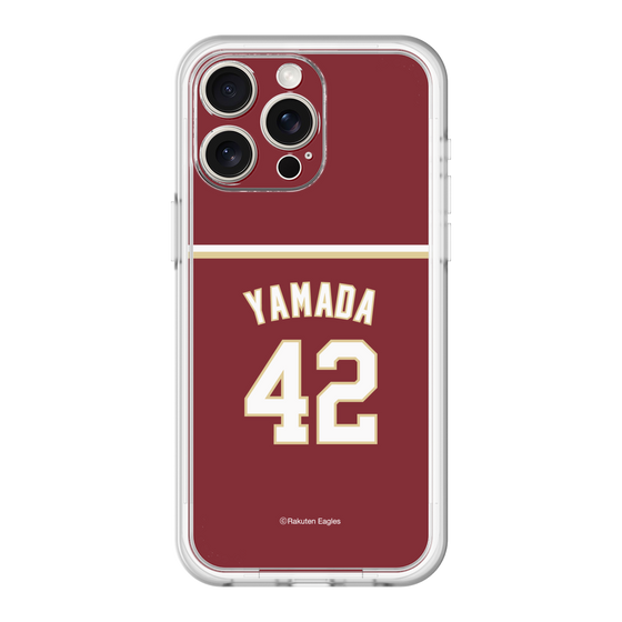 スリムプロテクションプレミアムケース［ 楽天イーグルス - #42 Yamada - ビジター ］