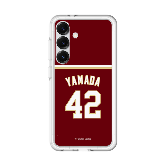 スリムプロテクションプレミアムケース［ 楽天イーグルス - #42 Yamada - ビジター ］