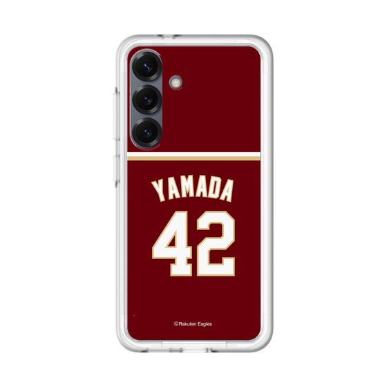 スリムプロテクションプレミアムケース［ 楽天イーグルス - #42 Yamada - ビジター ］