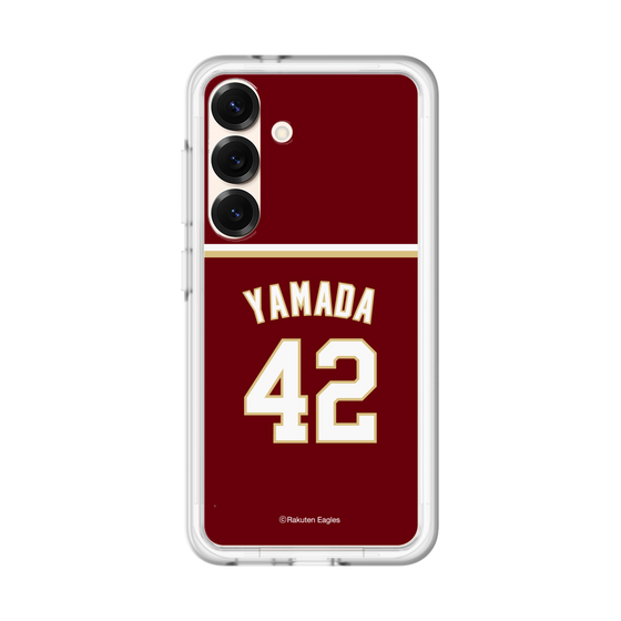 スリムプロテクションプレミアムケース［ 楽天イーグルス - #42 Yamada - ビジター ］