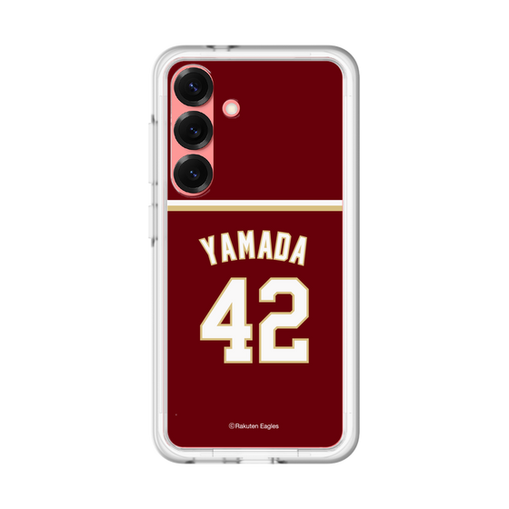 スリムプロテクションプレミアムケース［ 楽天イーグルス - #42 Yamada - ビジター ］