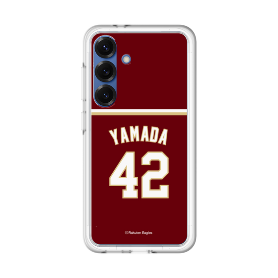 スリムプロテクションプレミアムケース［ 楽天イーグルス - #42 Yamada - ビジター ］