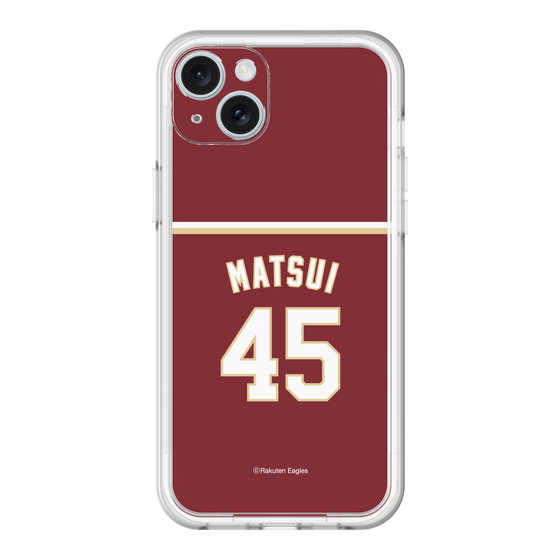 スリムプロテクションプレミアムケース［ 楽天イーグルス - #45 Matsui - ビジター ］