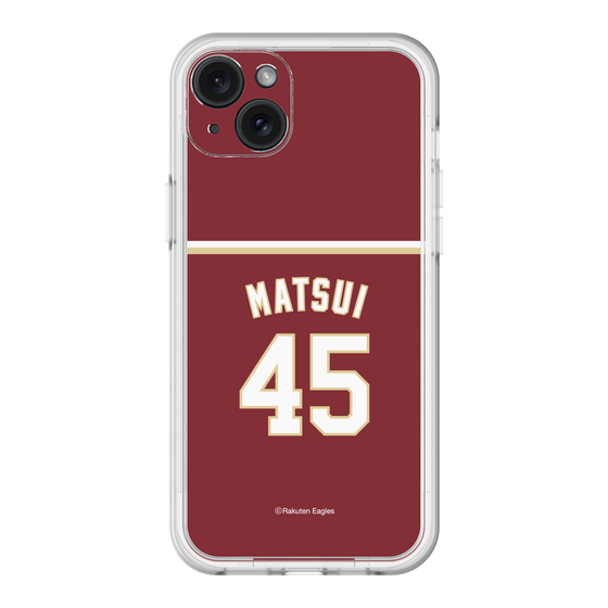 スリムプロテクションプレミアムケース［ 楽天イーグルス - #45 Matsui - ビジター ］