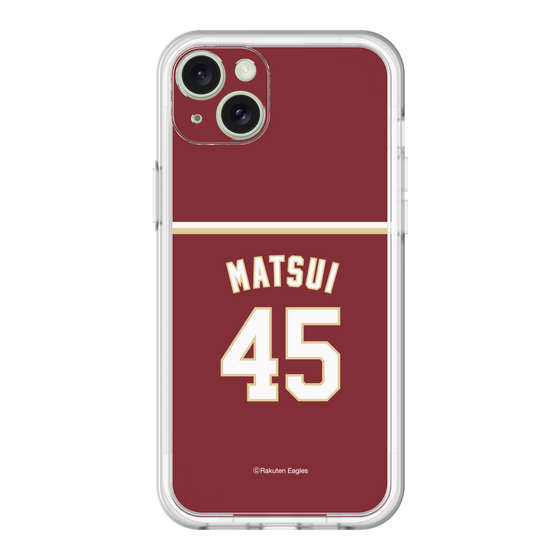 スリムプロテクションプレミアムケース［ 楽天イーグルス - #45 Matsui - ビジター ］