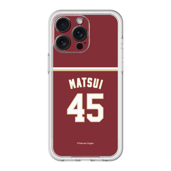 スリムプロテクションプレミアムケース［ 楽天イーグルス - #45 Matsui - ビジター ］