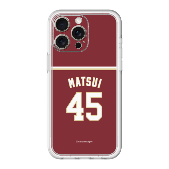 スリムプロテクションプレミアムケース［ 楽天イーグルス - #45 Matsui - ビジター ］
