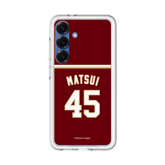 スリムプロテクションプレミアムケース［ 楽天イーグルス - #45 Matsui - ビジター ］