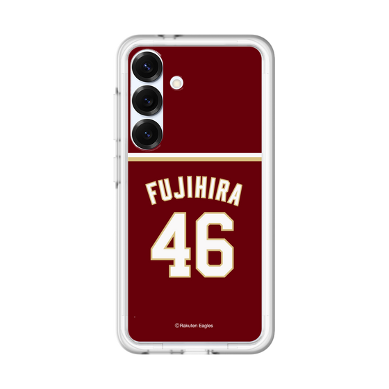 スリムプロテクションプレミアムケース［ 楽天イーグルス - #46 Fujihira - ビジター ］