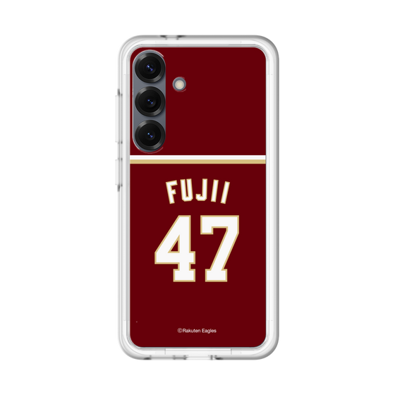 スリムプロテクションプレミアムケース［ 楽天イーグルス - #47 Fujii - ビジター ］