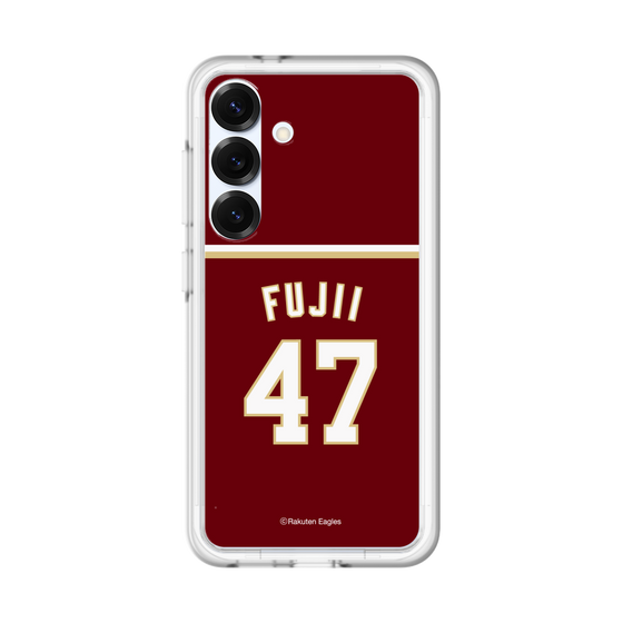 スリムプロテクションプレミアムケース［ 楽天イーグルス - #47 Fujii - ビジター ］