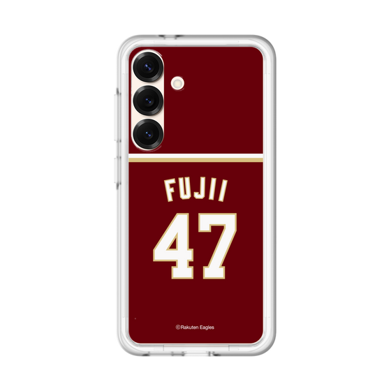スリムプロテクションプレミアムケース［ 楽天イーグルス - #47 Fujii - ビジター ］