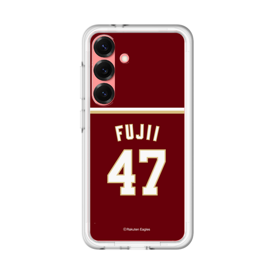 スリムプロテクションプレミアムケース［ 楽天イーグルス - #47 Fujii - ビジター ］