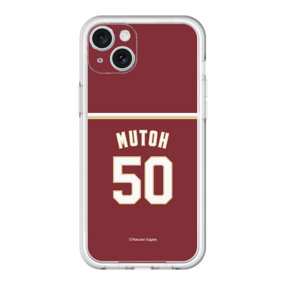 スリムプロテクションプレミアムケース［ 楽天イーグルス - #50 Mutoh - ビジター ］