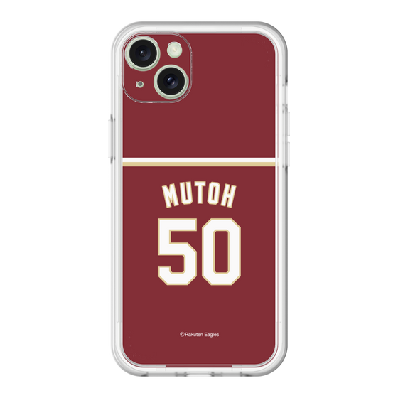 スリムプロテクションプレミアムケース［ 楽天イーグルス - #50 Mutoh - ビジター ］