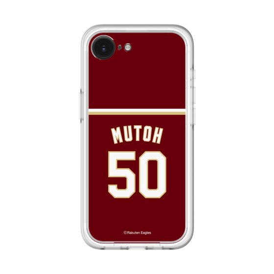 スリムプロテクションプレミアムケース［ 楽天イーグルス - #50 Mutoh - ビジター ］