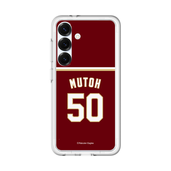 スリムプロテクションプレミアムケース［ 楽天イーグルス - #50 Mutoh - ビジター ］