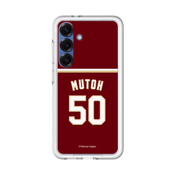 スリムプロテクションプレミアムケース［ 楽天イーグルス - #50 Mutoh - ビジター ］