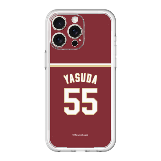 スリムプロテクションプレミアムケース［ 楽天イーグルス - #55 Yasuda - ビジター ］
