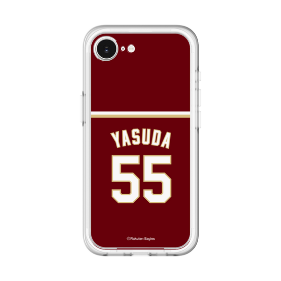 スリムプロテクションプレミアムケース［ 楽天イーグルス - #55 Yasuda - ビジター ］