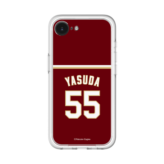 スリムプロテクションプレミアムケース［ 楽天イーグルス - #55 Yasuda - ビジター ］