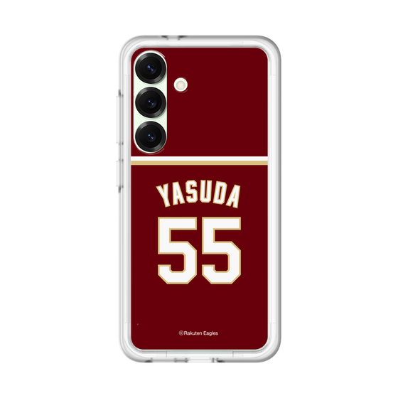 スリムプロテクションプレミアムケース［ 楽天イーグルス - #55 Yasuda - ビジター ］