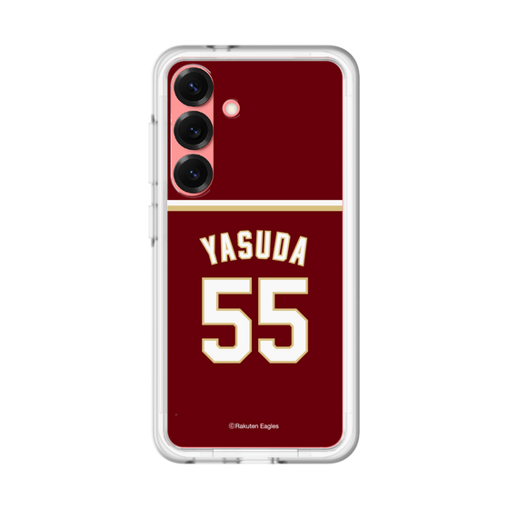 スリムプロテクションプレミアムケース［ 楽天イーグルス - #55 Yasuda - ビジター ］