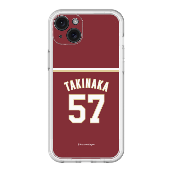 スリムプロテクションプレミアムケース［ 楽天イーグルス - #57 Takinaka - ビジター ］