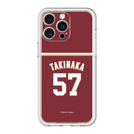 スリムプロテクションプレミアムケース［ 楽天イーグルス - #57 Takinaka - ビジター ］
