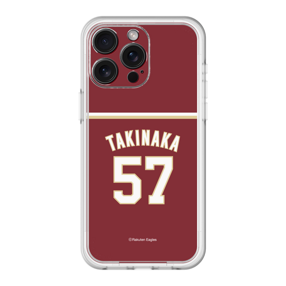 スリムプロテクションプレミアムケース［ 楽天イーグルス - #57 Takinaka - ビジター ］