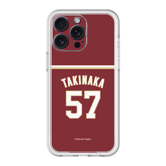 スリムプロテクションプレミアムケース［ 楽天イーグルス - #57 Takinaka - ビジター ］