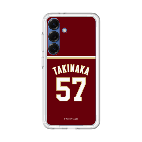 スリムプロテクションプレミアムケース［ 楽天イーグルス - #57 Takinaka - ビジター ］