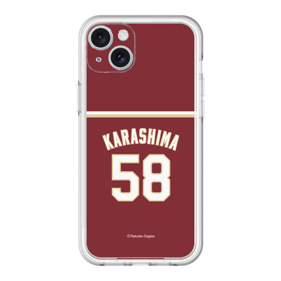 スリムプロテクションプレミアムケース［ 楽天イーグルス - #58 Karashima - ビジター ］